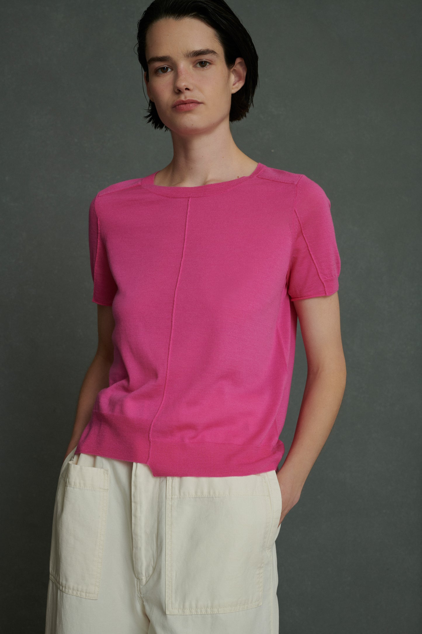 Pull Azul - Rose - Laine - Femme