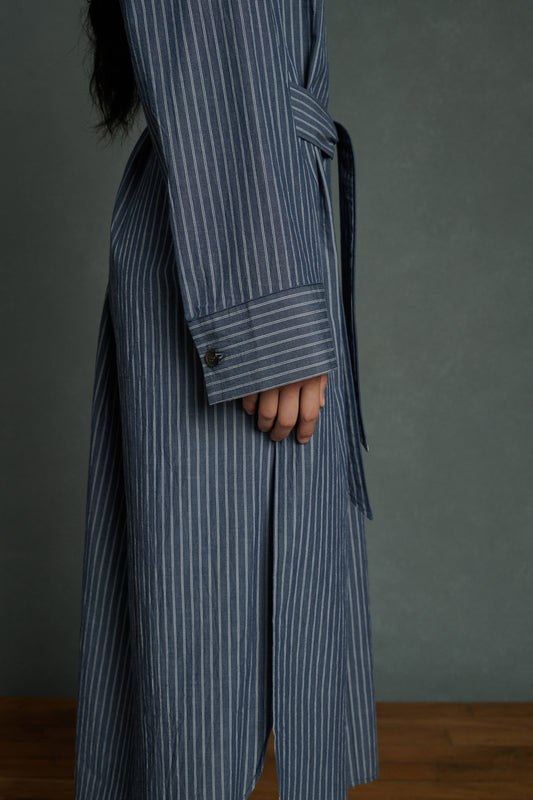 Robe Akiko - Bleu Nuit - Coton - Femme