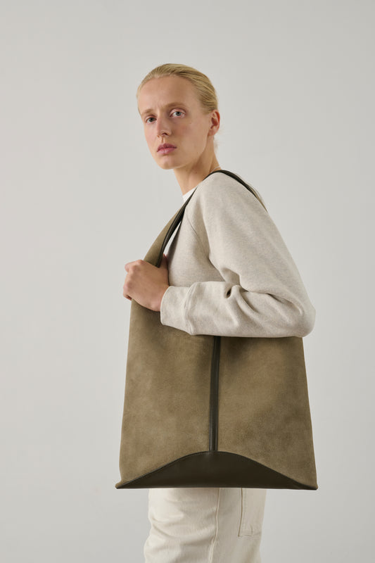 Cabas Delice - Gris - Cuir - Femme