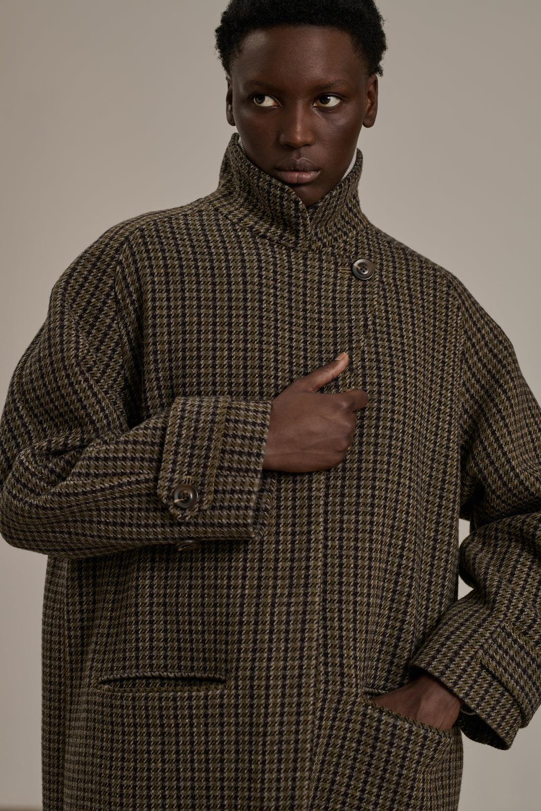 Manteau Oscar - Gris/Bronze - Laine - Femme