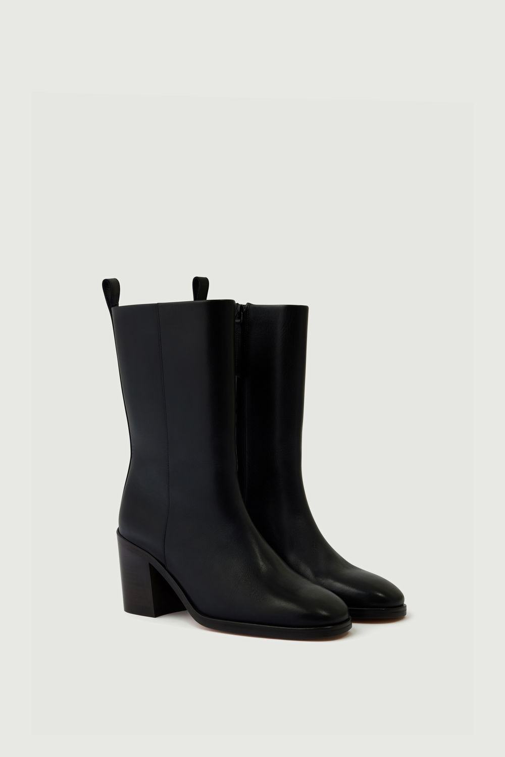 Bottines Cara - Noir - Cuir - Femme vue 3