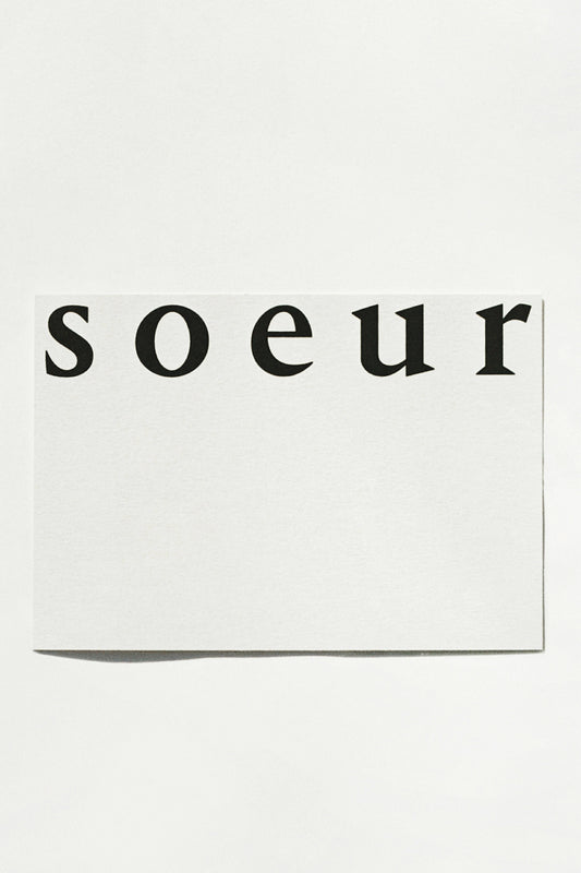 E-TARJETA REGALO Soeur N°6